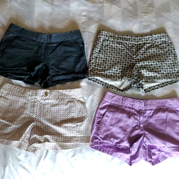 J. Crew Pants - Lot of 4 pairs of J. Crew Shorts Size 2